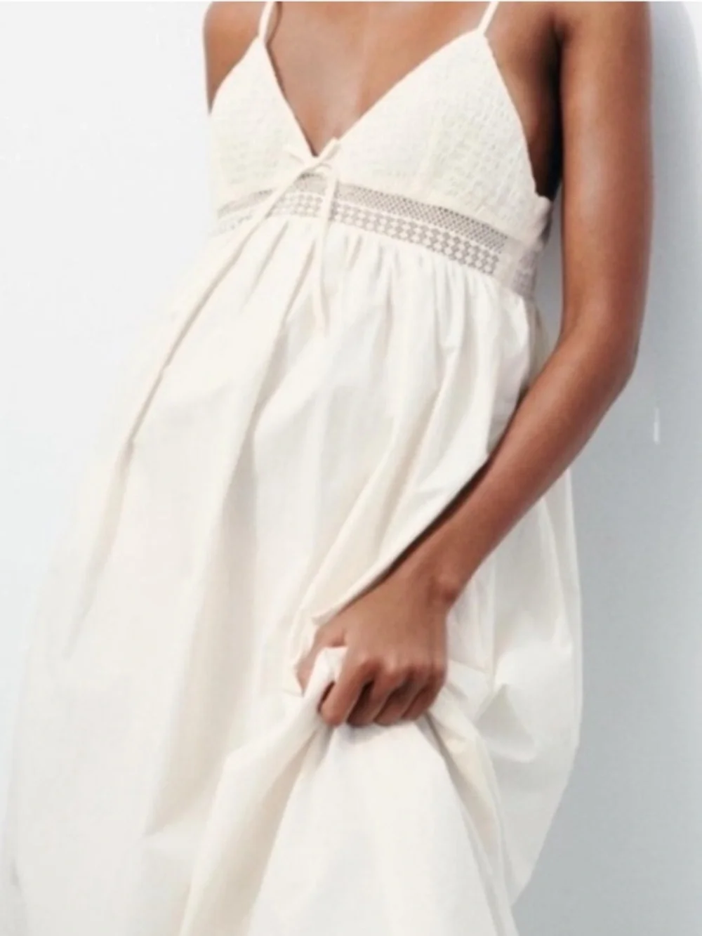 ZARA POPLIN MIDI DRESS SIZE S NWT - Picture 2 of 5